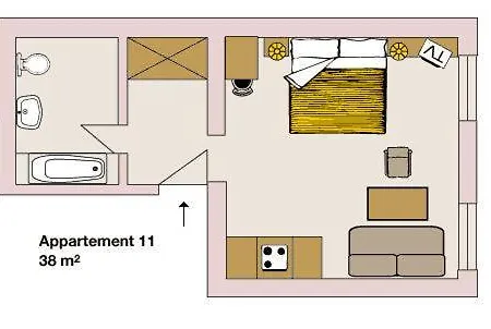 Апартаменты Ruefikopf Лех